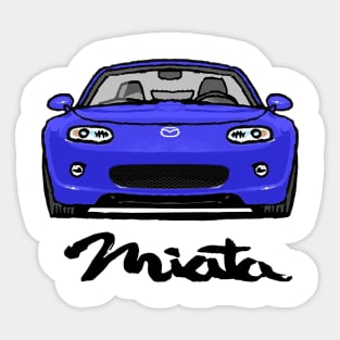 Mazda Mx5 Miata NC1 Blue Sticker